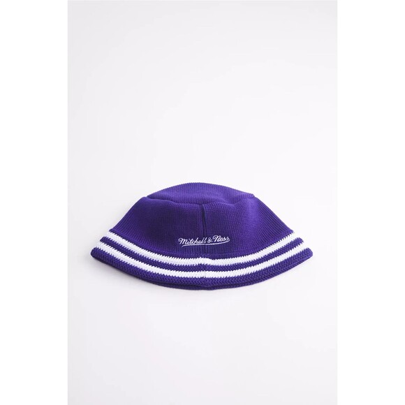Mitchell & Ness Los Angeles Lakers NBA Knucket Knit Bucket Hat - Picture 3 of 4